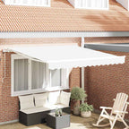 Toldo Retráctil Eléctrico 2,5 x 2 m 100% Poliéster y Aluminio