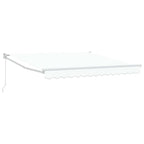 Toldo Retráctil Manual 350 x 250 cm Poliéster y Aluminio