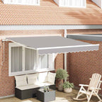 Toldo Retráctil Eléctrico 2,5 x 2 m 100% Poliéster y Aluminio