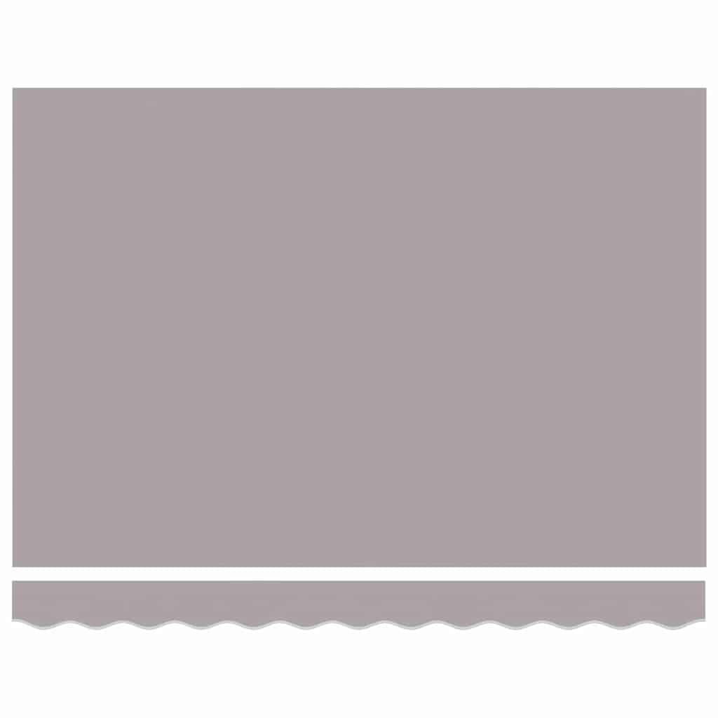 Toldo Retráctil Gris Claro 350 x 250 cm Poliéster y Aluminio