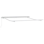 Toldo Retráctil Rojo 350 x 250 cm Poliéster y Aluminio