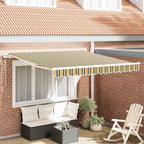 Toldo Retráctil Eléctrico 2,5 x 2 m 100% Poliéster y Aluminio