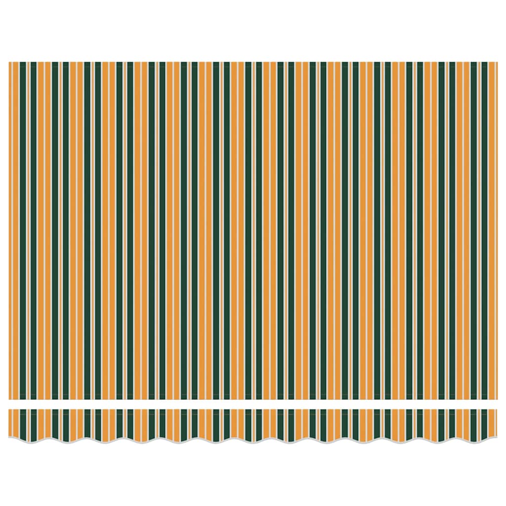 Toldo Retráctil Multicolor 350 x 250 cm Poliéster y Aluminio