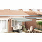 Toldo Retrátil Verde e 350 x 250 cm Poliéster e Alumínio