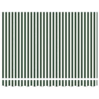 Toldo Retráctil Verde y 350 x 250 cm Poliéster y Aluminio