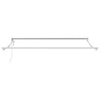 Toldo Retráctil Verde y 350 x 250 cm Poliéster y Aluminio