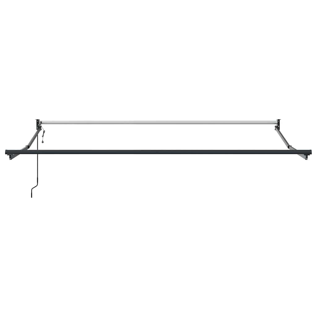 Toldo Retráctil Verde y 350 x 250 cm Poliéster y Aluminio