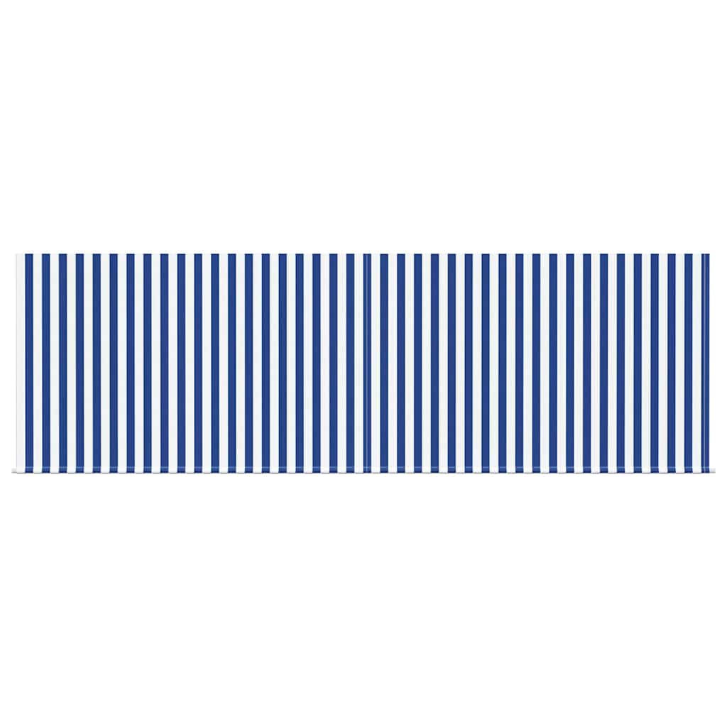 Toldo Retráctil Azul y 400 x 300 cm Poliéster y Aluminio