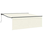 Toldo Retráctil Manual Crema 400 x 300 cm Poliéster y Aluminio