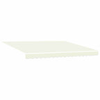 Toldo Retráctil Crema 400 x 300 cm Poliéster y Aluminio