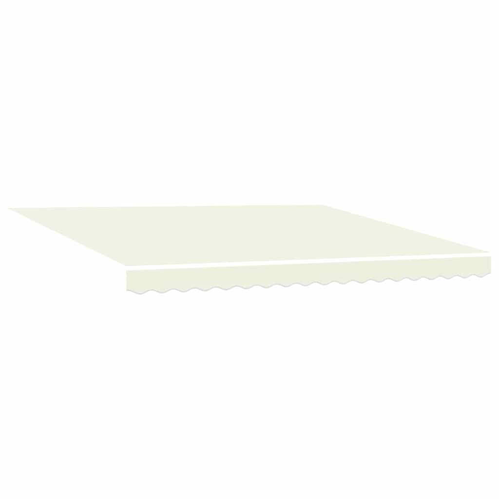 Toldo Retráctil Crema 400 x 300 cm Poliéster y Aluminio