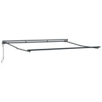 Toldo Retráctil Crema 400 x 300 cm Poliéster y Aluminio