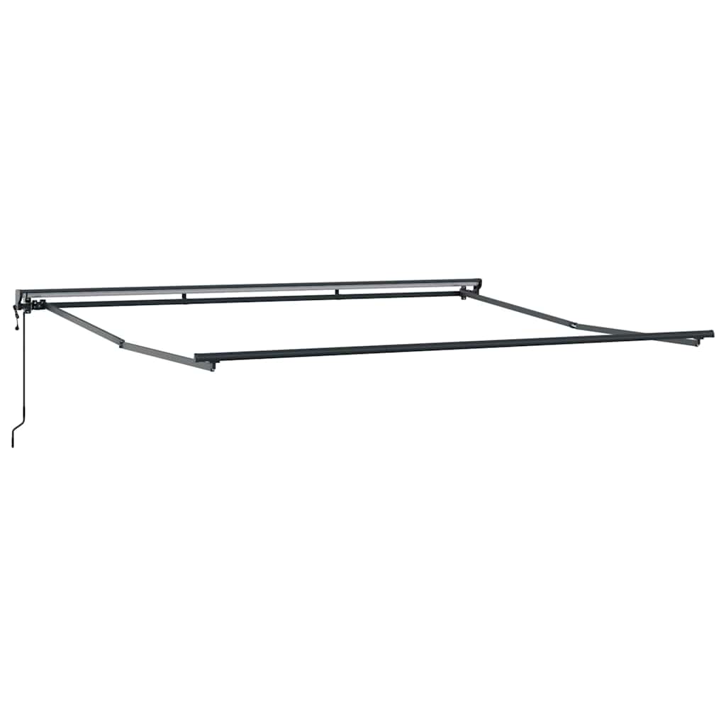 Toldo Retráctil Crema 400 x 300 cm Poliéster y Aluminio