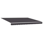 Toldo Retráctil Antracita 400 x 300 cm Poliéster y Aluminio