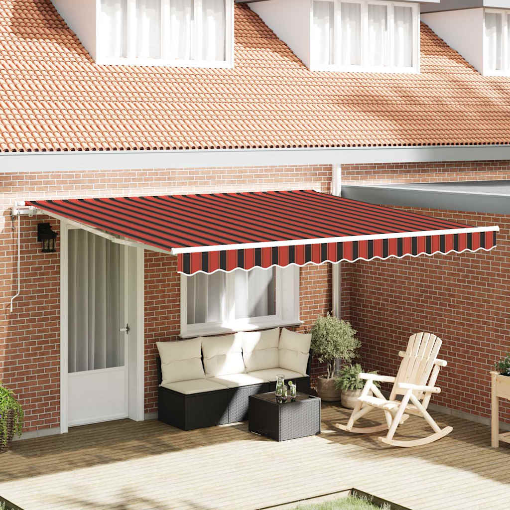 Toldo Retráctil Eléctrico 2,5 x 2 m 100% Poliéster y Aluminio