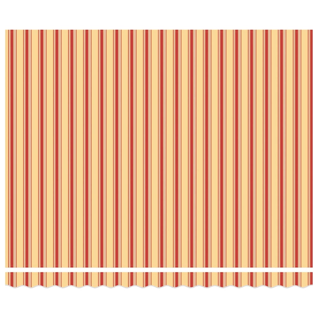 Toldo Retráctil Manual Amarillo y Naranja 400 x 300 cm