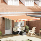 Toldo Retráctil Eléctrico 2,5 x 2 m 100% Poliéster y Aluminio