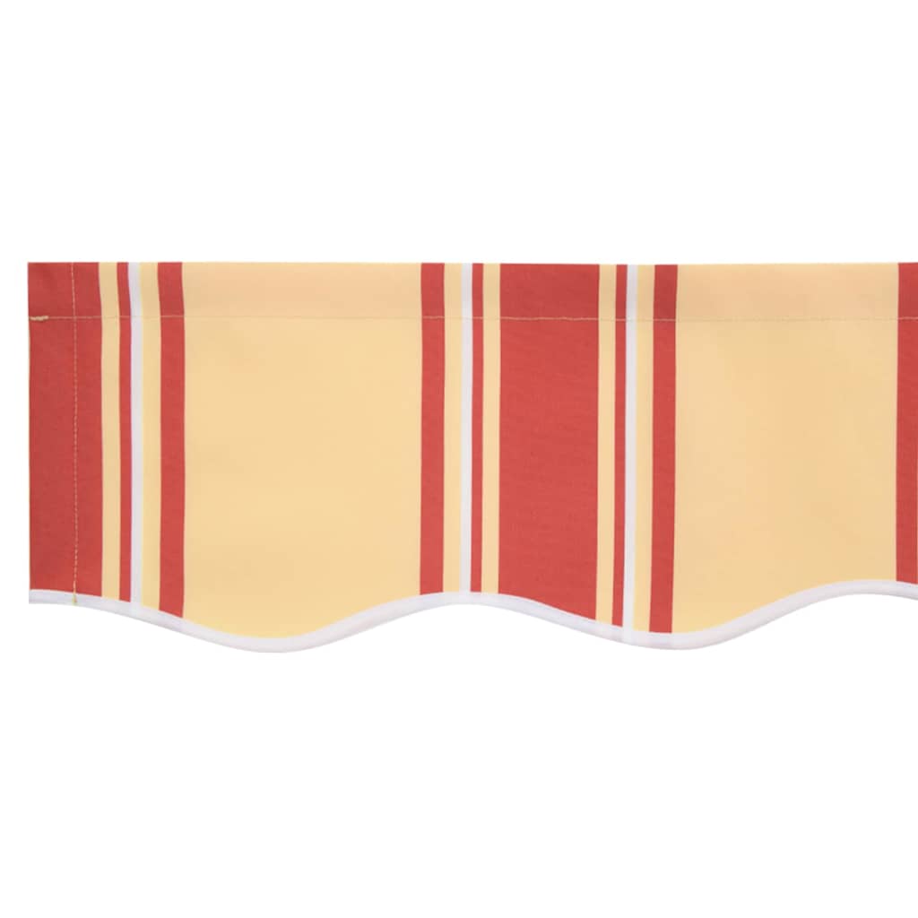 Toldo Retráctil Amarillo y Naranja 400 x 300 cm