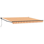 Toldo Retráctil Amarillo y Naranja 400 x 300 cm
