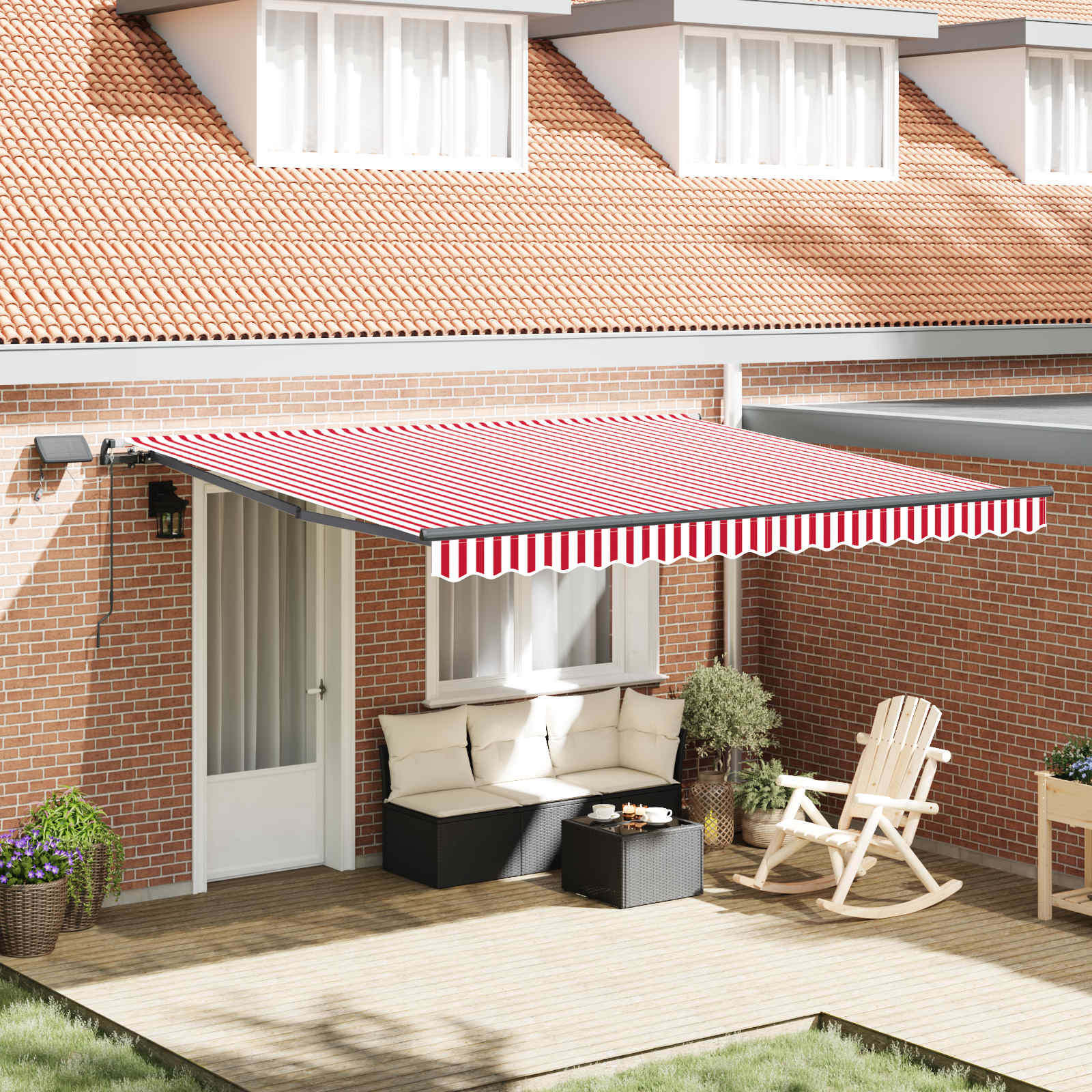 Toldo Retráctil 300 x 250 cm tela