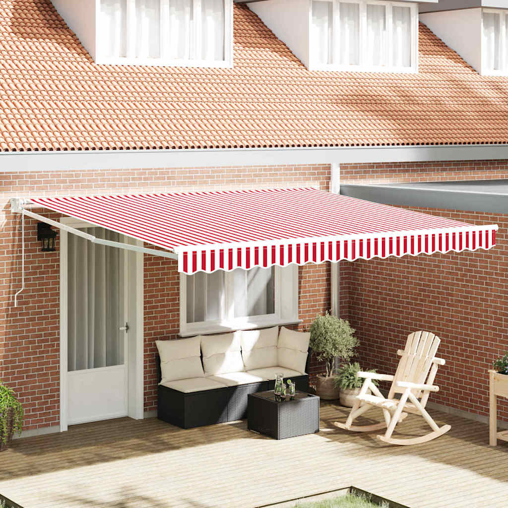 Toldo Retrátil Multicor 350 x 250 cm Poliéster e Alumínio
