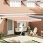 Toldo Retráctil 300 x 250 cm Tela y acero