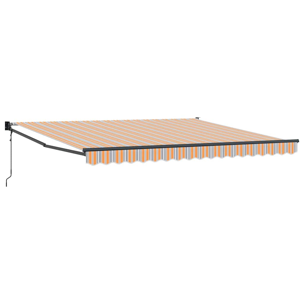 Toldo Retráctil Multicolor 400 x 300 cm Poliéster y Aluminio