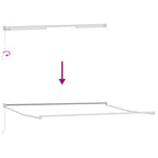 Toldo Retráctil Multicolor 400 x 300 cm Poliéster y Aluminio