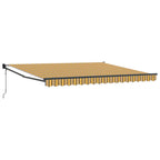 Toldo Retráctil Multicolor 400 x 300 cm Poliéster y Aluminio