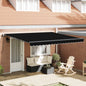 Retractable Awning 300 x 250 cm Fabric and Aluminum