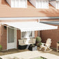 Toldo Retrátil 400 x 300 cm Poliéster e Alumínio