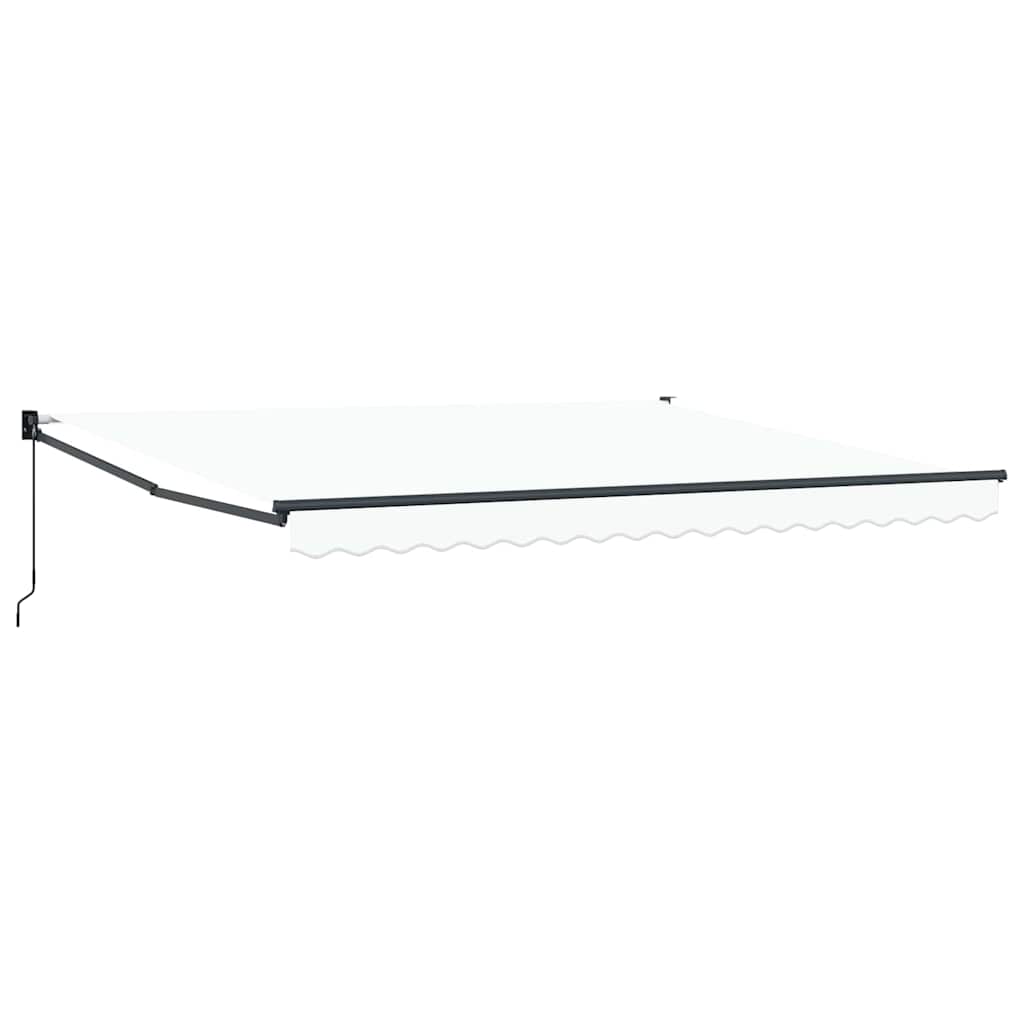 Toldo Retráctil Manual 400 x 300 cm Poliéster y Aluminio