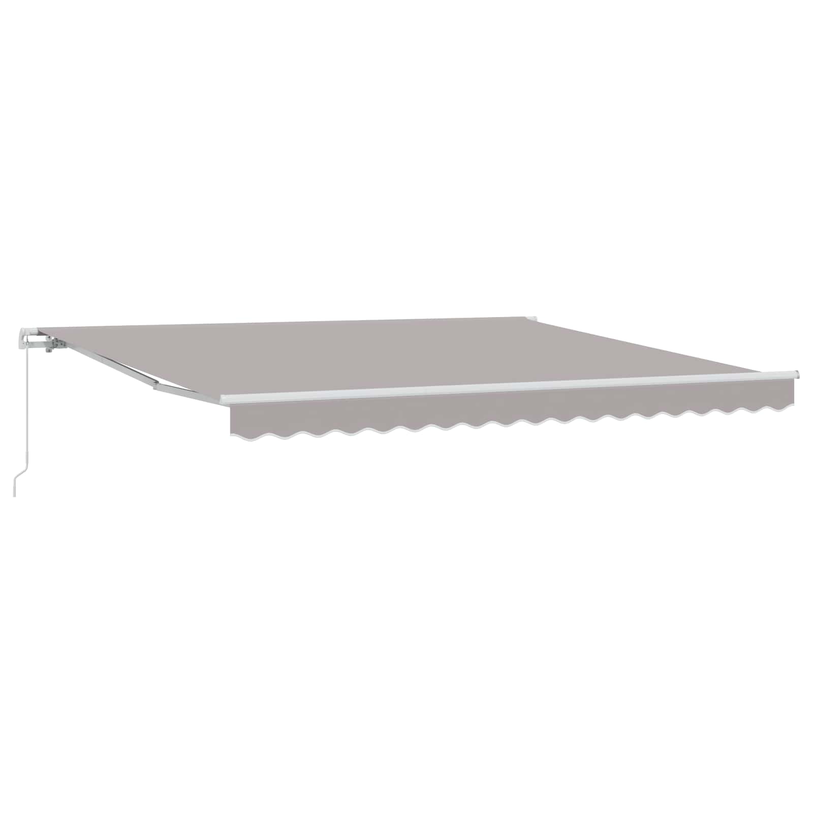 Toldo Laranja e Castanho 350 x 250 x 165 cm Poliéster