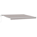 Toldo Retráctil Eléctrico 2,5 x 2 m 100% Poliéster y Aluminio