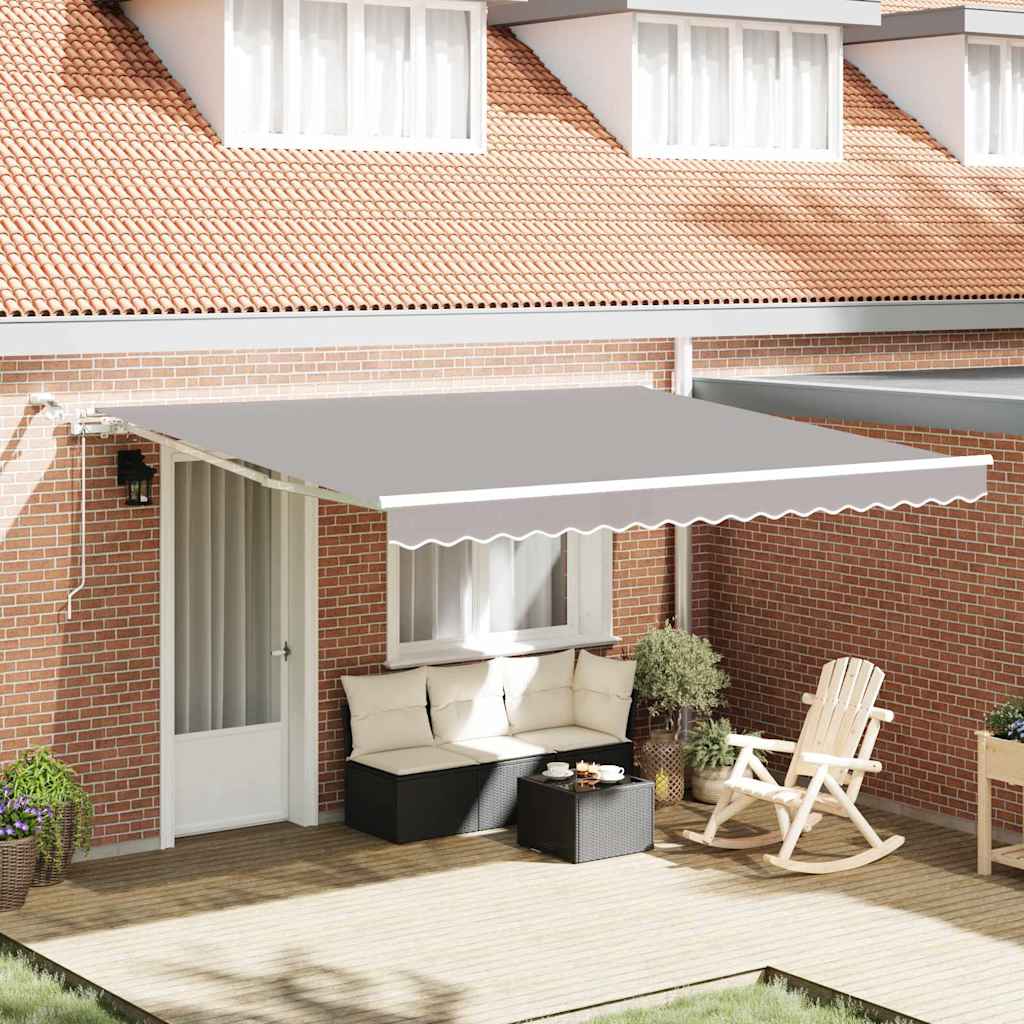 Toldo Retrátil 300 x 250 cm Poliéster e metal