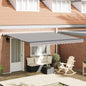 Toldo Retrátil 300 x 250 cm Poliéster e Aço