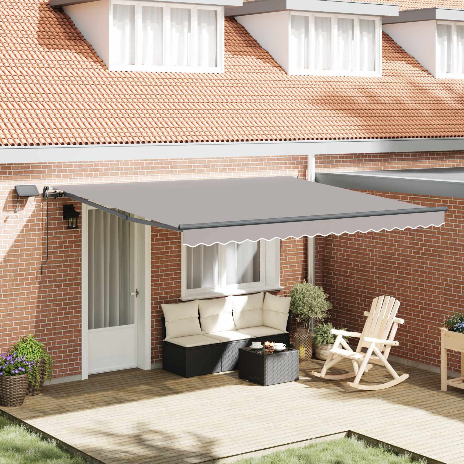 Toldo Retráctil 300 x 250 cm tela