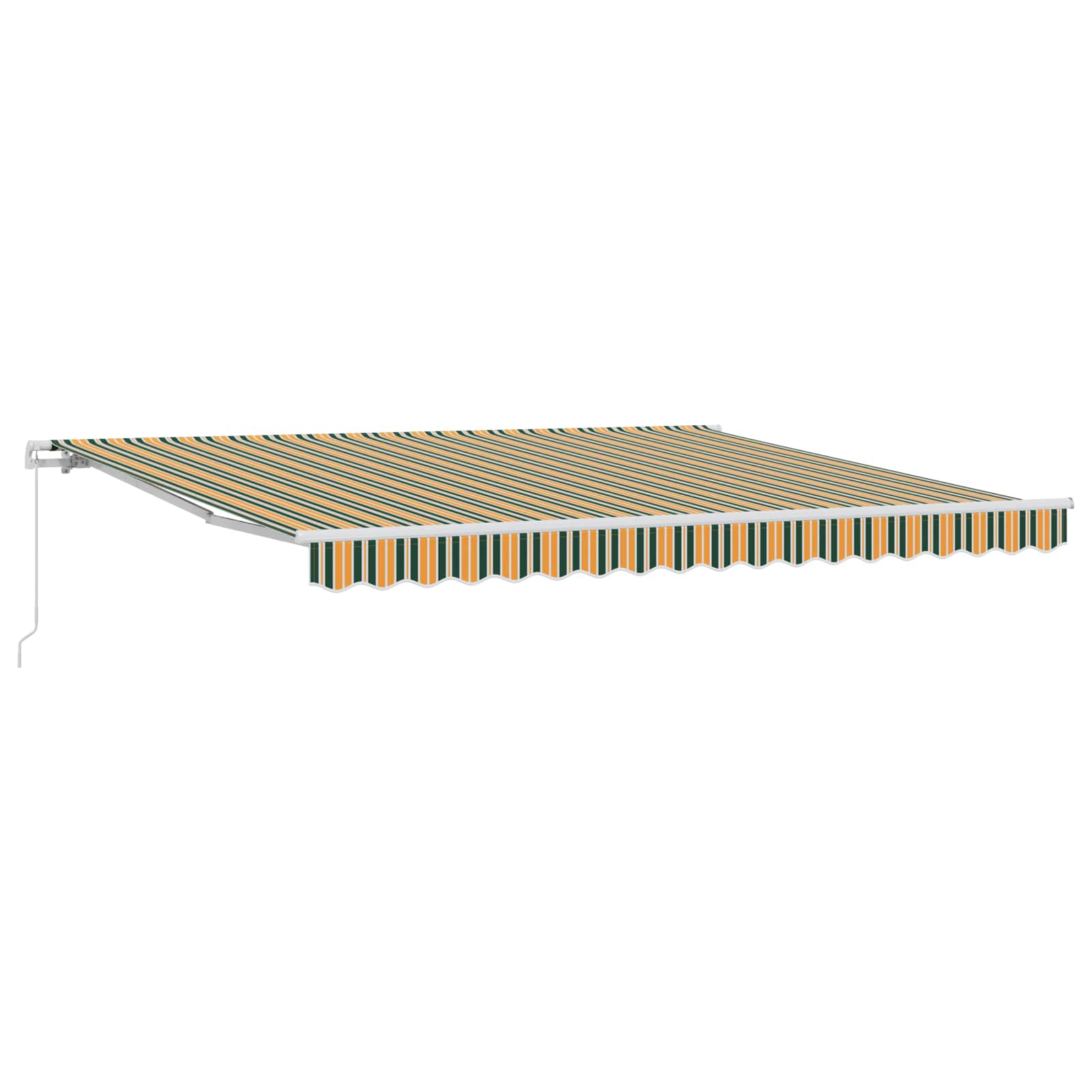 Toldo Retrátil Antracite 400 x 200 cm Poliéster e Alumínio