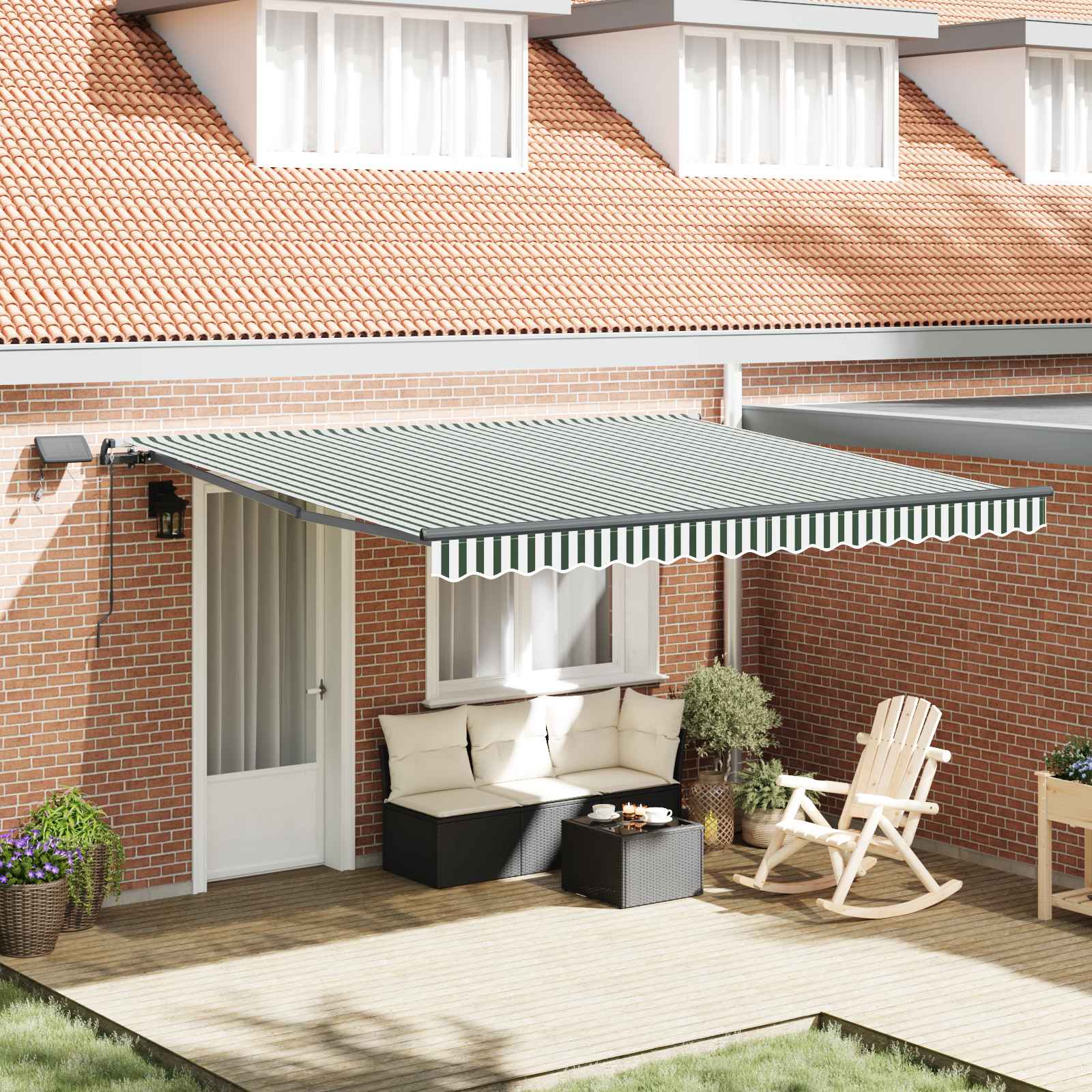 Toldo Retráctil 300 x 250 cm tela