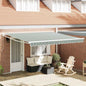 Toldo Retrátil Multicolor 500 x 300 cm Poliéster e Alumínio