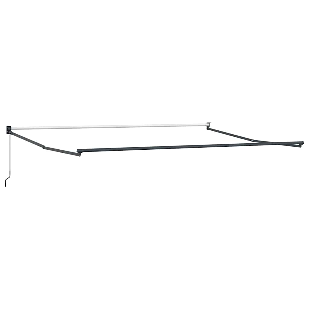 Toldo Retráctil Verde y 400 x 300 cm Poliéster y Aluminio