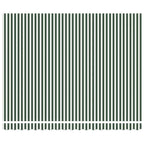Toldo Retráctil Verde y 400 x 300 cm Poliéster y Aluminio
