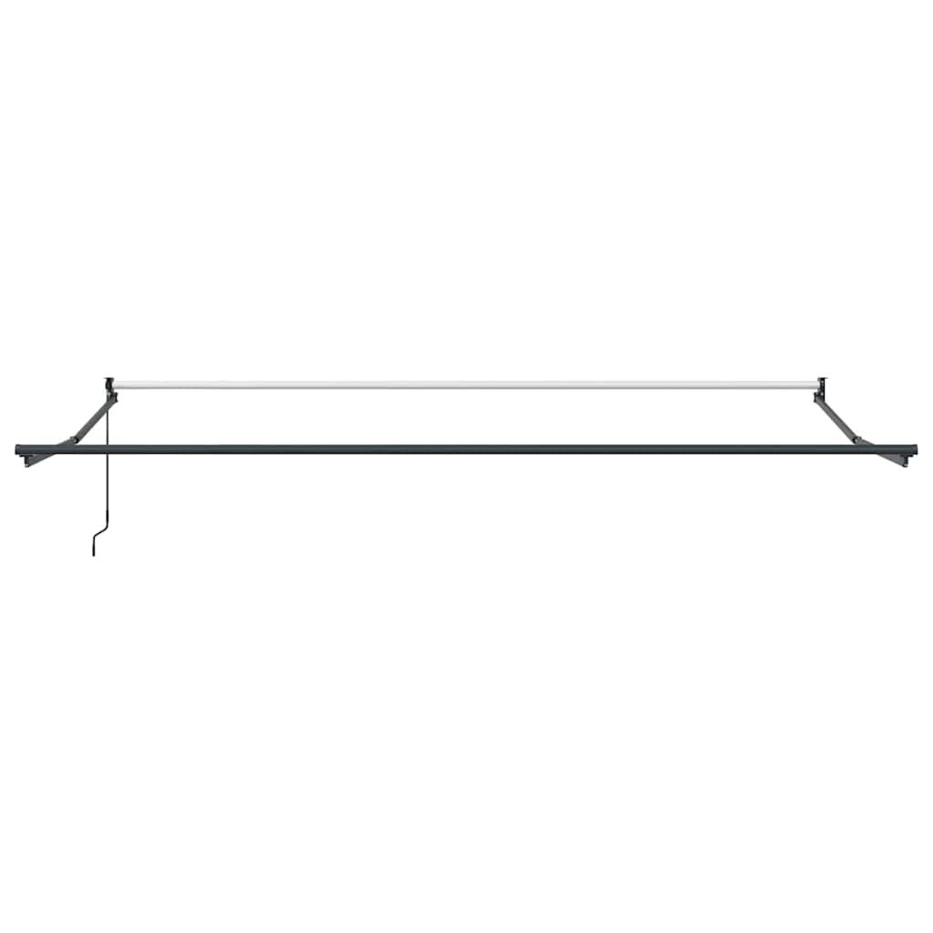 Toldo Retráctil Verde y 400 x 300 cm Poliéster y Aluminio
