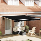 Toldo Retráctil Eléctrico 2,5 x 2 m 100% Poliéster y Aluminio