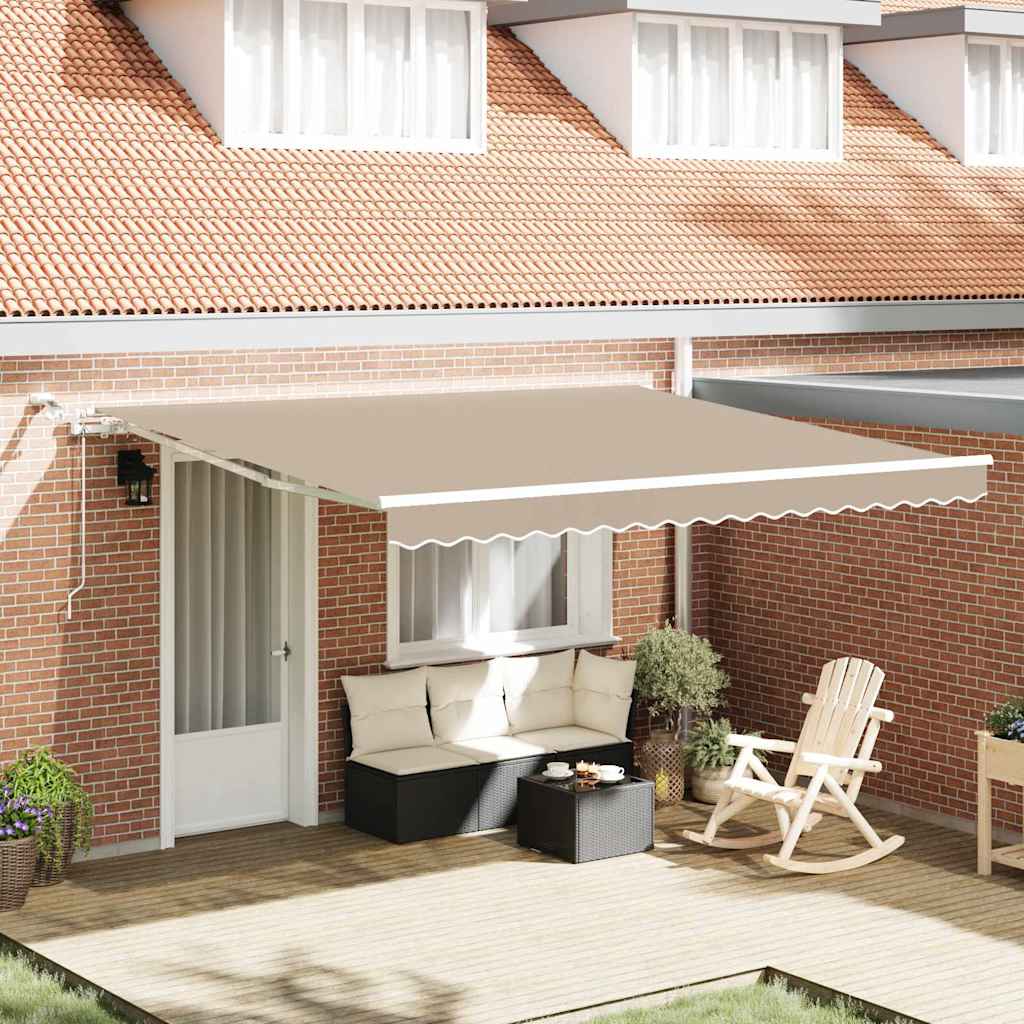 Toldo Retrátil 300 x 250 cm Poliéster e metal
