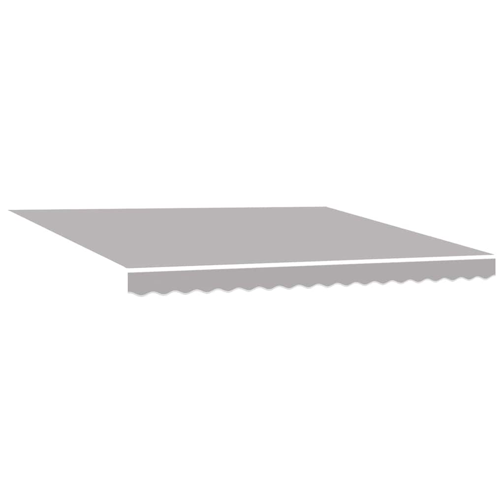 Toldo Manual Gris claro 400 x 350 x 165 cm Poliéster y metal