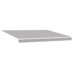 Toldo Manual Gris claro 400 x 350 x 165 cm Poliéster y metal