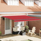 Retractable Awning 300 x 250 cm Fabric and Aluminum