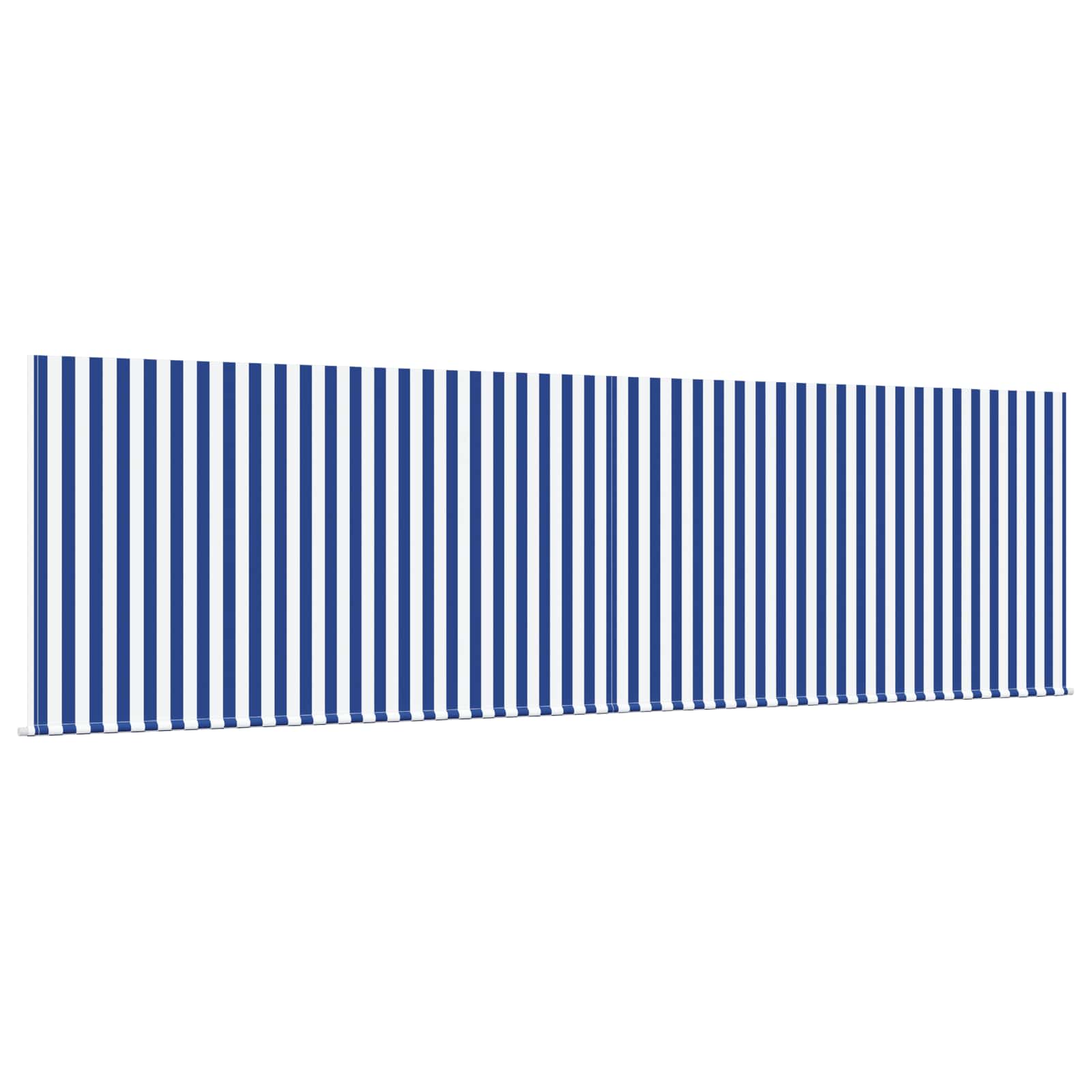 Toldo Retráctil Manual Azul y 400 x 300 cm Poliéster y Aluminio