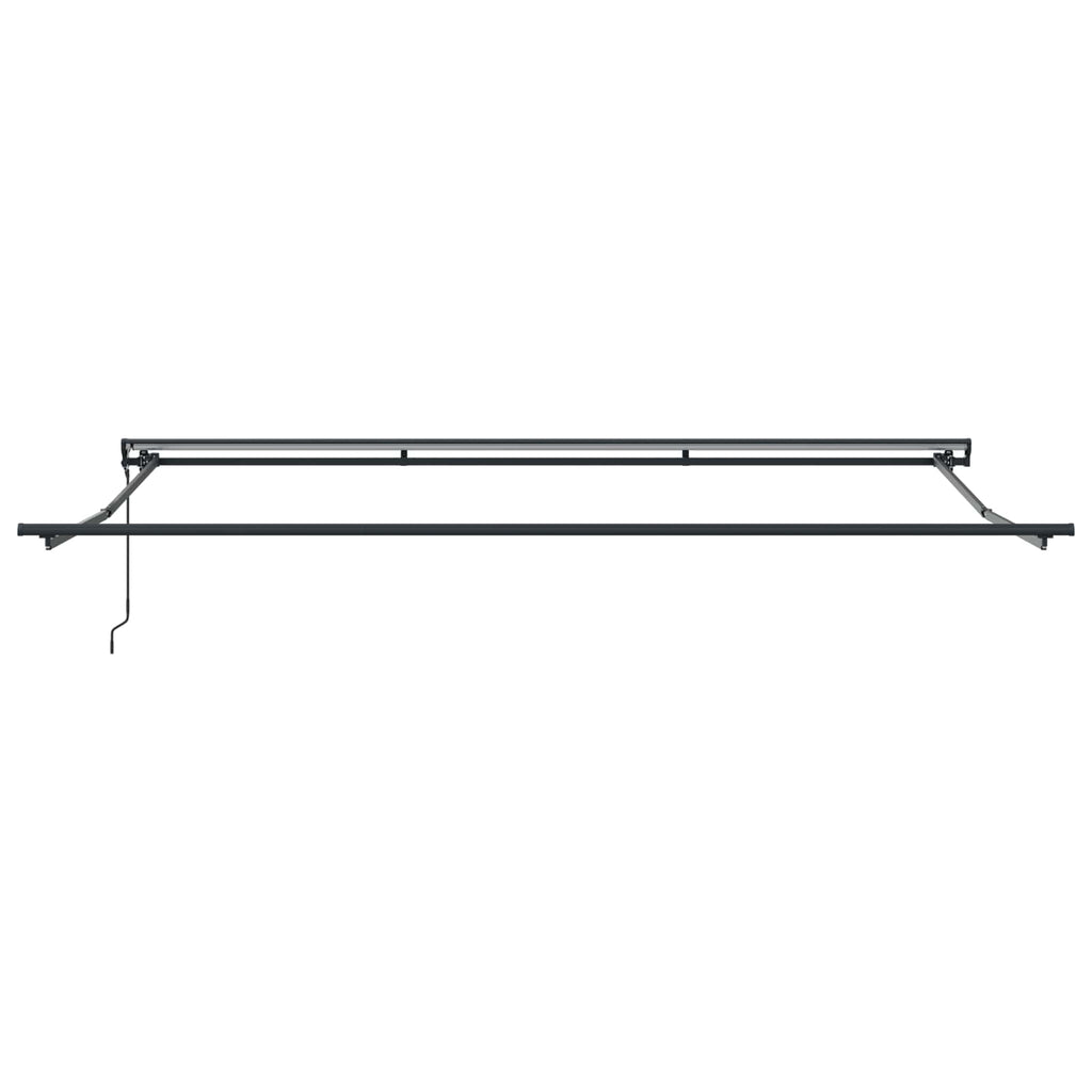 Toldo Retráctil Azul y 400 x 300 cm Poliéster y Aluminio